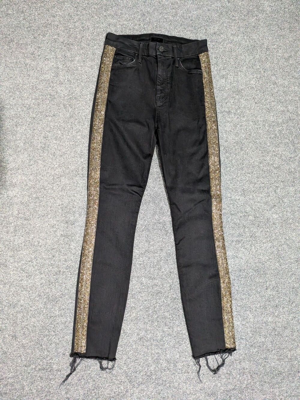 Mother Jeans Womens 26 (24x27) High Waisted Looker Ankle Fray Guilty Flash